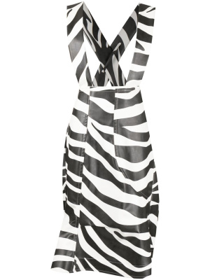 

Faux-leather pinafore dress, Comme Des Garçons Faux-leather pinafore dress