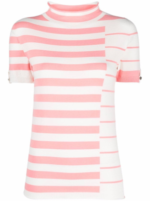 

Stripe-pattern knitted T-shirt, TWINSET Stripe-pattern knitted T-shirt