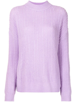 

Open-knit ribbed jumper, TWINSET Open-knit ribbed jumper