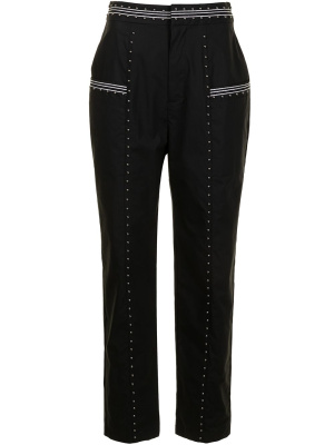 

Studded tapered trousers, TWINSET Studded tapered trousers