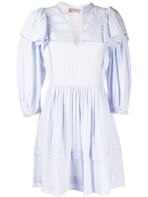 

Lace-panelled mini dress, TWINSET Lace-panelled mini dress