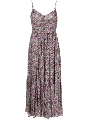 

Floral print sleeveless dress, TWINSET Floral print sleeveless dress