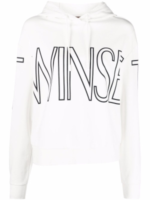 

Logo-print hoodie, TWINSET Logo-print hoodie