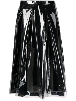 

High-shine A-line skirt, Comme Des Garçons High-shine A-line skirt