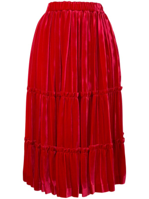 

Tiered frill-trimmed skirt, Comme Des Garçons Tiered frill-trimmed skirt