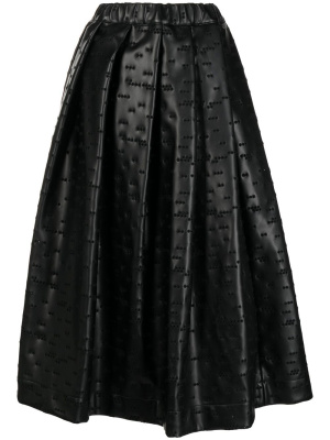 

Dot-embroidered midi skirt, Comme Des Garçons Dot-embroidered midi skirt