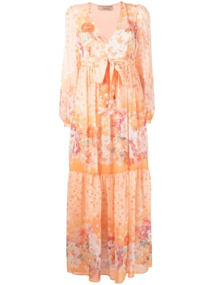 

Floral-print empire-line dress, TWINSET Floral-print empire-line dress
