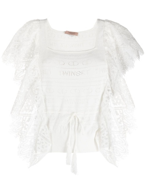 

Lace-detailing blouse, TWINSET Lace-detailing blouse