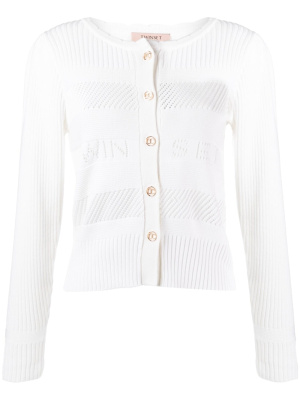 

Pointelle-knit cardigan, TWINSET Pointelle-knit cardigan