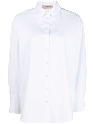 

Long-sleeve cotton shirt, TWINSET Long-sleeve cotton shirt