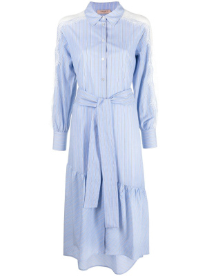 

Stripe-print shirt dress, TWINSET Stripe-print shirt dress