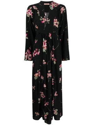 

Floral-print V-neck dress, TWINSET Floral-print V-neck dress