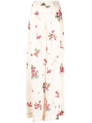 

Floral-print palazzo trousers, TWINSET Floral-print palazzo trousers
