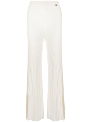 

High-waisted wide-ribbed trousers, TWINSET High-waisted wide-ribbed trousers