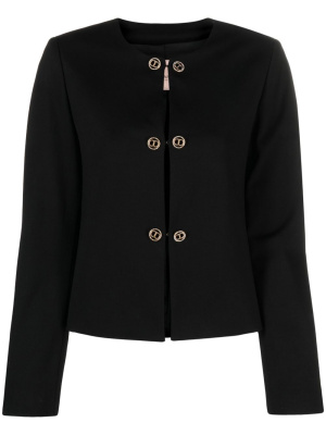 

Logo-buttons cropped blazer, TWINSET Logo-buttons cropped blazer