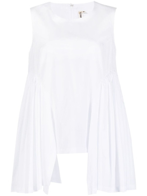 

High-low hem sleeveless top, Comme Des Garçons High-low hem sleeveless top