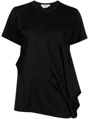 

Draped-detailing short-sleeve T-shirt, Comme Des Garçons Draped-detailing short-sleeve T-shirt