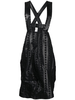 

Faux-leather pinafore skirt, Comme Des Garçons Faux-leather pinafore skirt