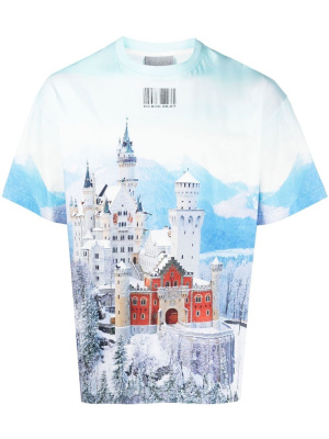 

Winter castle print t-shirt, VTMNTS Winter castle print t-shirt