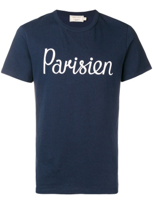 

Navy Parisien T-shirt, Maison Kitsuné Navy Parisien T-shirt