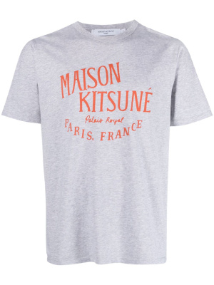 

Logo-print cotton T-shirt, Maison Kitsuné Logo-print cotton T-shirt