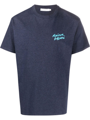 

Logo-print cotton T-shirt, Maison Kitsuné Logo-print cotton T-shirt