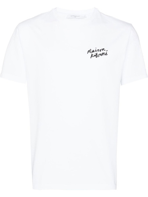 

Handwriting logo-print T-shirt, Maison Kitsuné Handwriting logo-print T-shirt