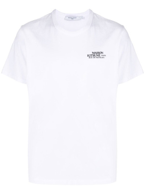 

Logo-print cotton T-Shirt, Maison Kitsuné Logo-print cotton T-Shirt
