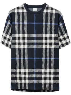 

Check-pattern cotton T-shirt, Burberry Check-pattern cotton T-shirt