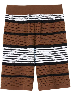 

Perforated striped bermuda shorts, Burberry Perforated striped bermuda shorts
