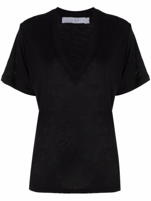 

V-neck short-sleeved T-shirt, IRO V-neck short-sleeved T-shirt