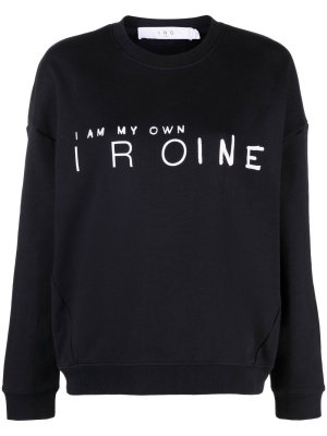 

Logo-print crew neck T-shirt, IRO Logo-print crew neck T-shirt