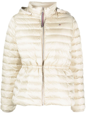 

Quilted hooded down-filed jacket, Tommy Hilfiger Quilted hooded down-filed jacket