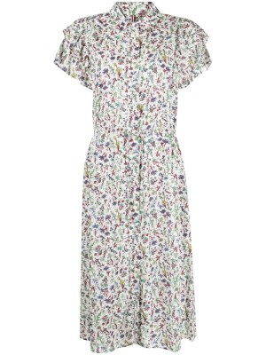 

Coastal floral-print midi shirt dress, Tommy Hilfiger Coastal floral-print midi shirt dress