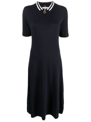 

Polo-collar short-sleeve midi dress, Tommy Hilfiger Polo-collar short-sleeve midi dress