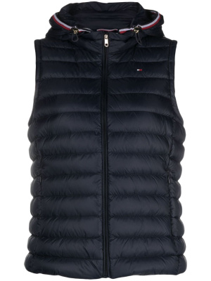 

Embroidered-logo padded vest, Tommy Hilfiger Embroidered-logo padded vest