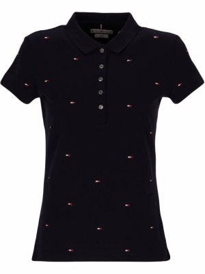 

Flag-embroidered polo shirt, Tommy Hilfiger Flag-embroidered polo shirt