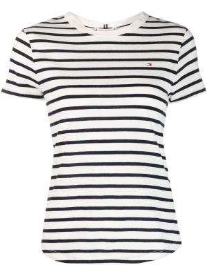 

Stripe-pattern cotton t-shirt, Tommy Hilfiger Stripe-pattern cotton t-shirt