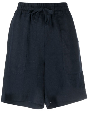 

Drawstring-waist linen shorts, Tommy Hilfiger Drawstring-waist linen shorts