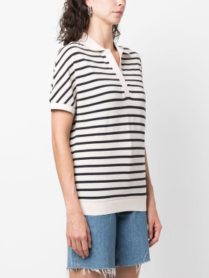 

Striped split-neck T-shirt, Tommy Hilfiger Striped split-neck T-shirt