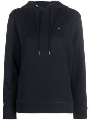 

Drawstring organic-cotton hoodie, Tommy Hilfiger Drawstring organic-cotton hoodie