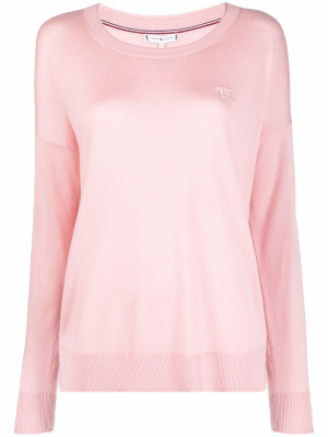 

Embroidered-logo jumper, Tommy Hilfiger Embroidered-logo jumper