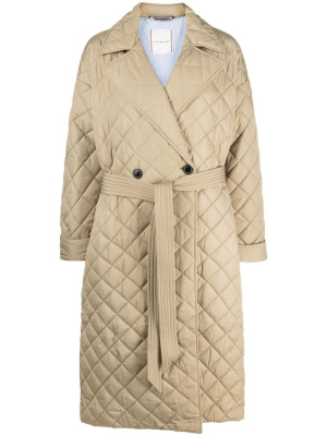

Sorona quilted belted coat, Tommy Hilfiger Sorona quilted belted coat