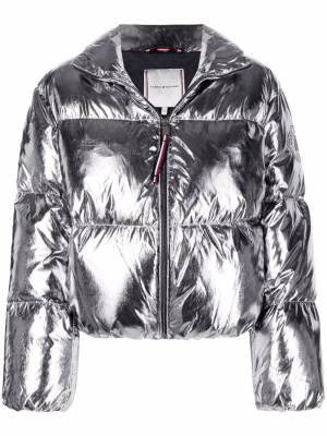 

Down-feather puffer jacket, Tommy Hilfiger Down-feather puffer jacket