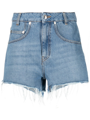 

Frayed-hem denim shorts, IRO Frayed-hem denim shorts
