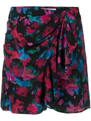 

Melissa floral-print silk miniskirt, IRO Melissa floral-print silk miniskirt