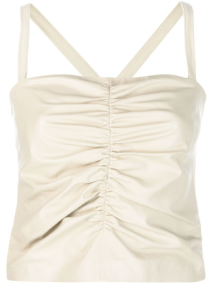 

Loriae leather bustier top, IRO Loriae leather bustier top