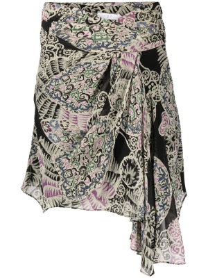 

Ripa asymmetric silk skirt, IRO Ripa asymmetric silk skirt