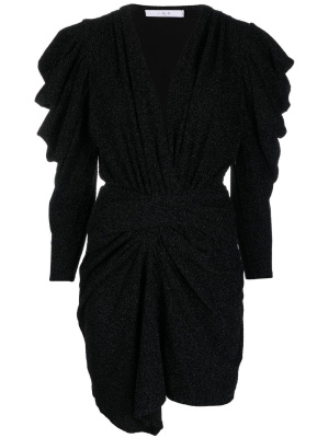

Glittery long-sleeve short dress, IRO Glittery long-sleeve short dress