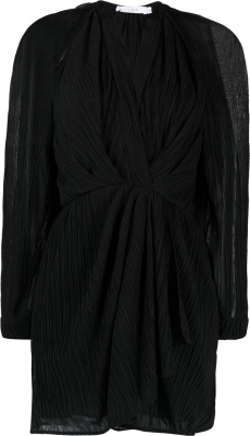 

Semi-sheer draped minidress, IRO Semi-sheer draped minidress